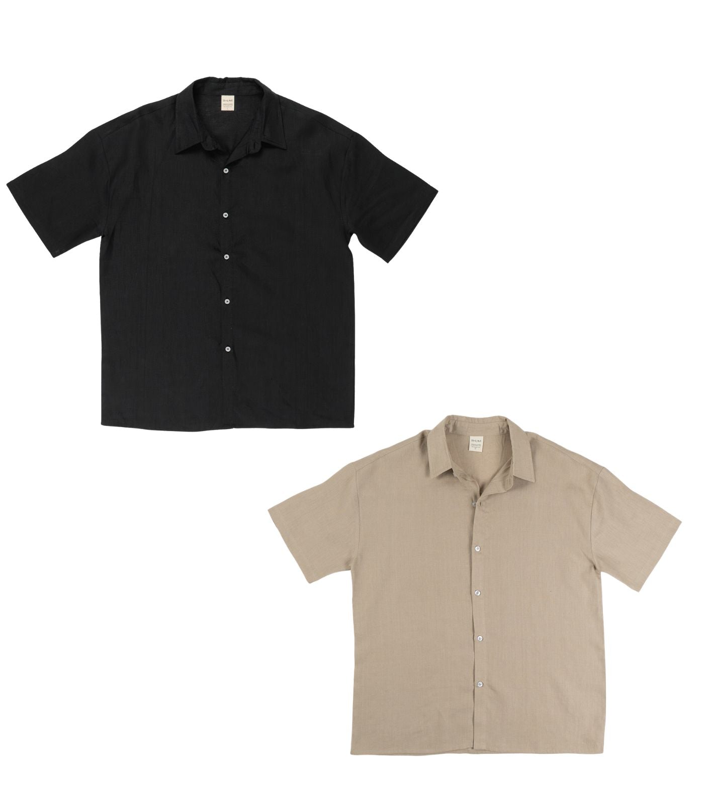 Men's Organic Linen Lounge Shirt (2 Pack)
