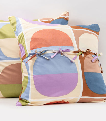 Bhumi Organic Cotton - European - Sateen Pillow Cases (pair) - Printed - Moonshades