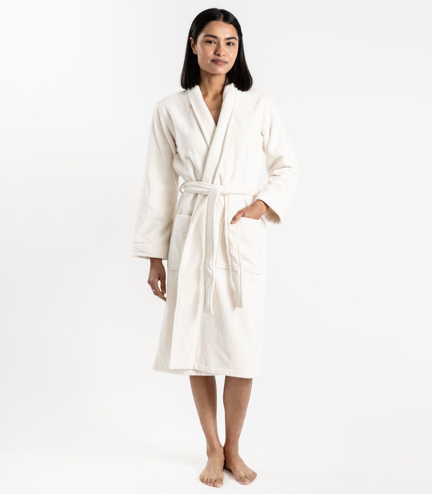 Bhumi Organic Cotton - Spa Robe - Natural