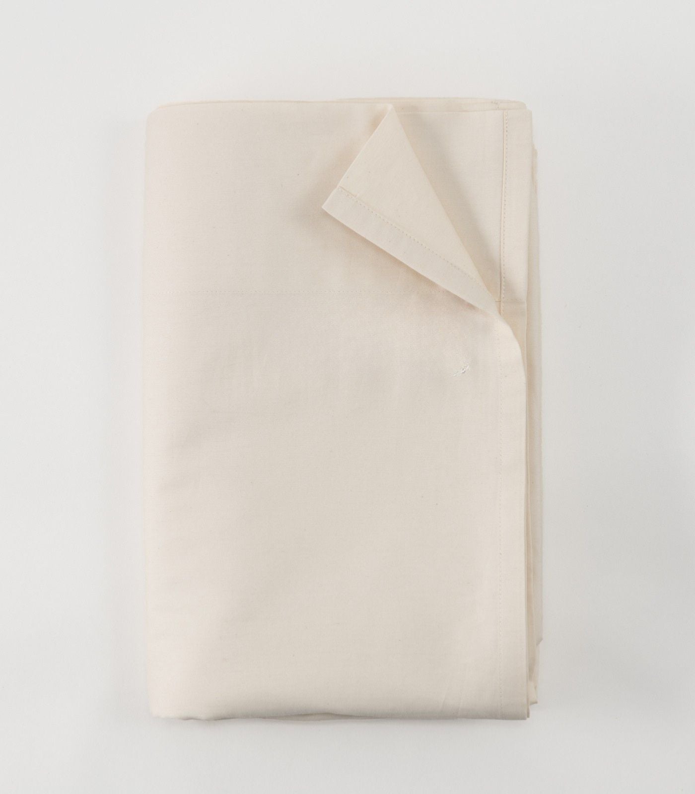 Bhumi Organic Cotton - Flat - Sateen Sheet - Natural