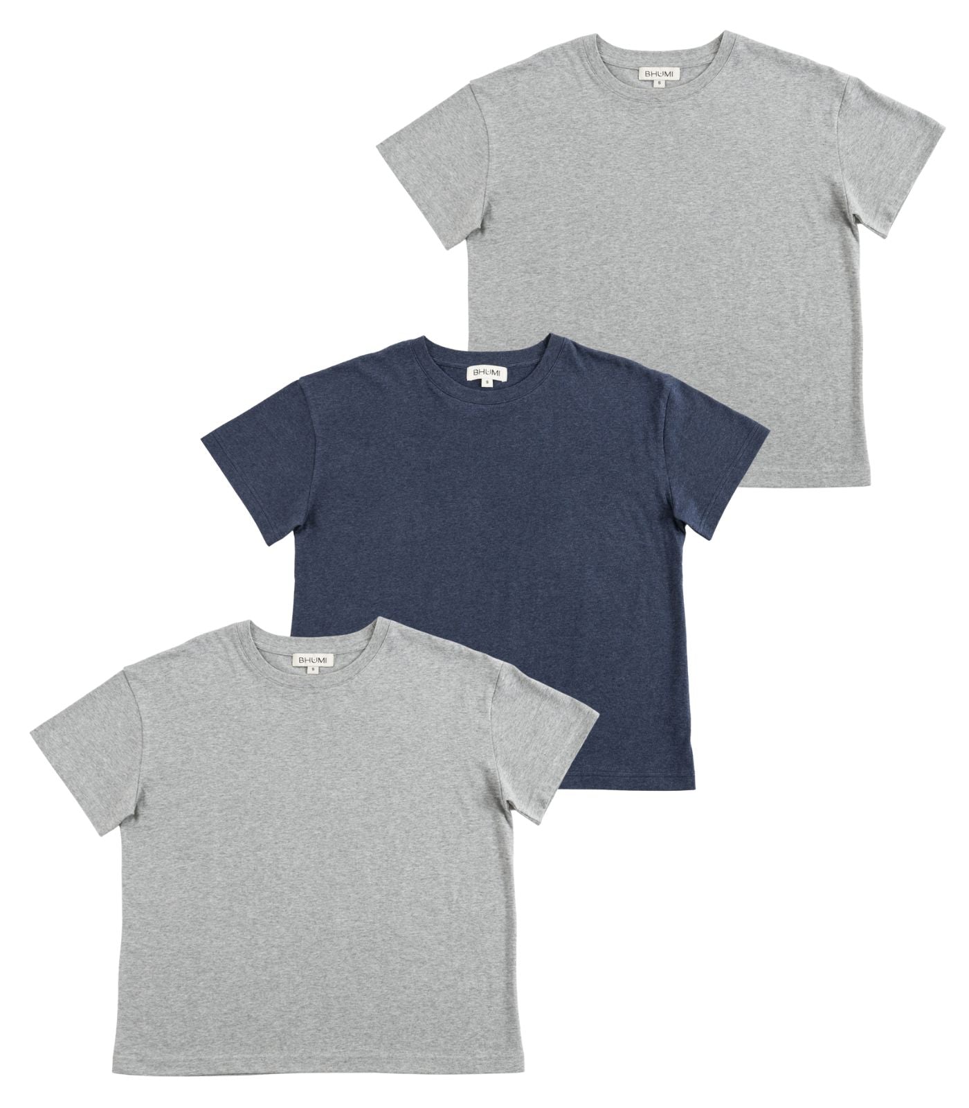 Bhumi Organic Cotton - Oversized Boxy Tee (3 Pack) 