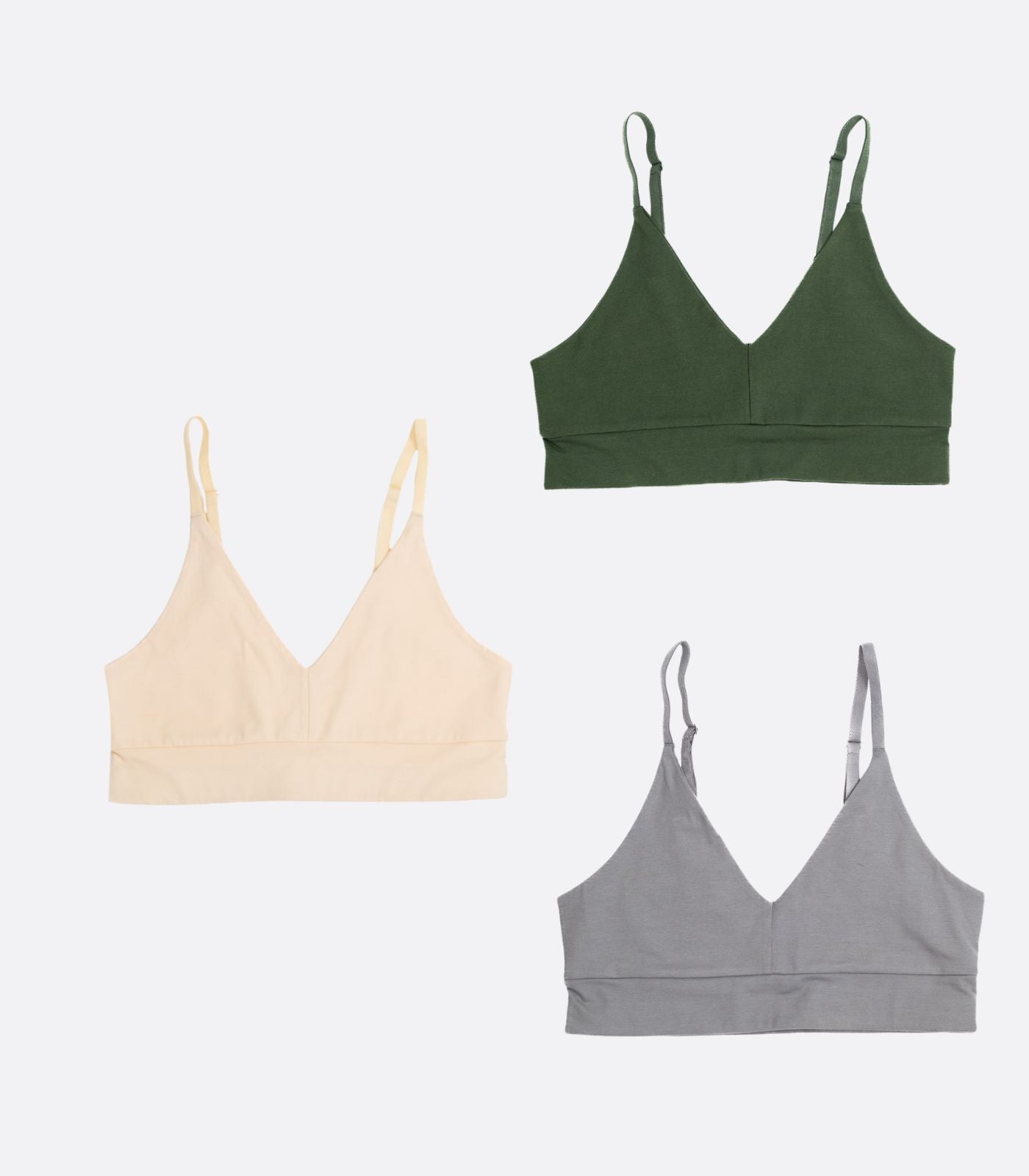 Bhumi Organic Cotton - Classic T-Shirt Bra  (3 Pack)