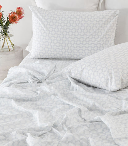 Percale Sheet Set - Limited Edition - Small Dot Blue