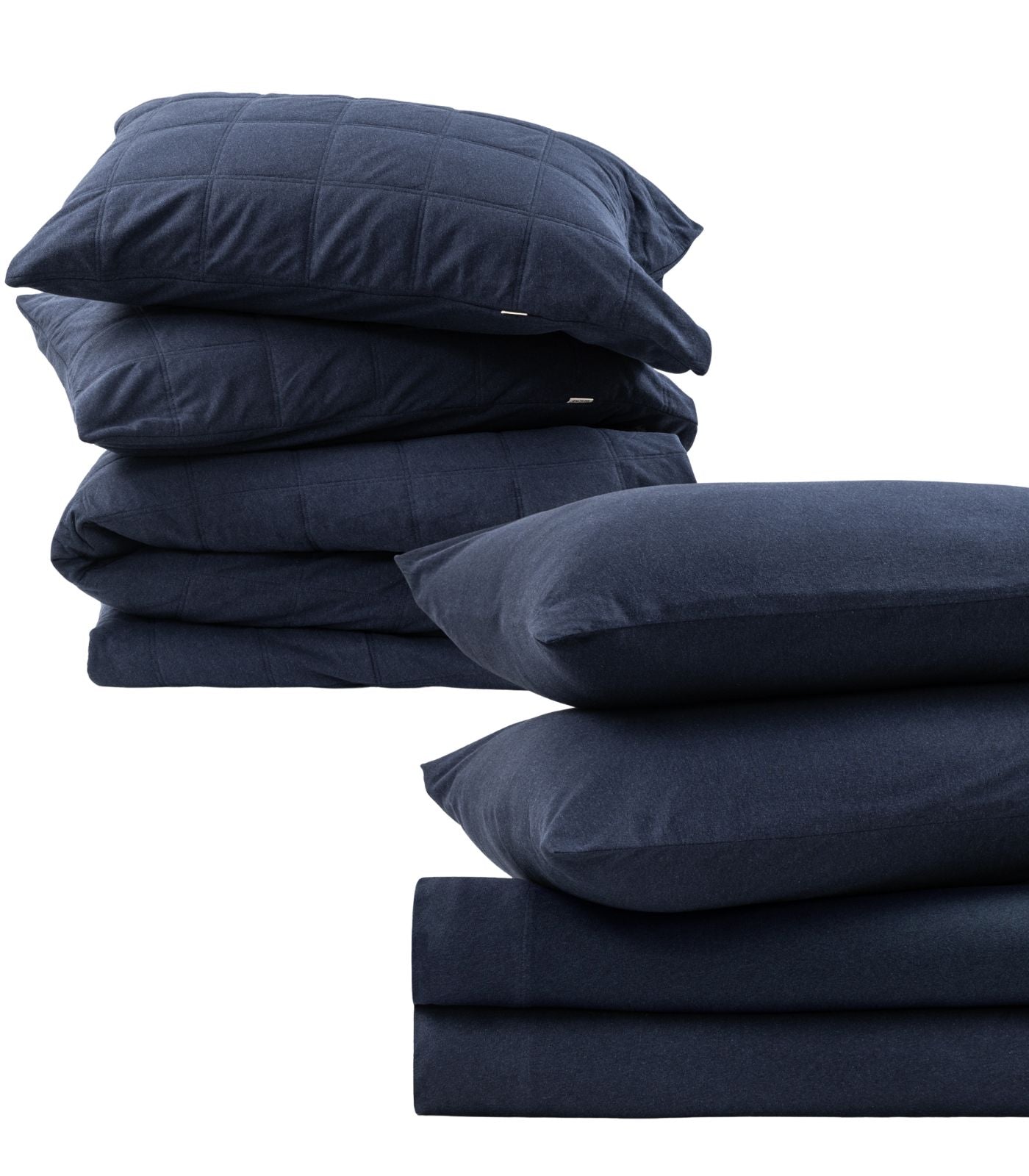 Bhumi Organic Cotton - Jersey Essentials Bundle - Blue Melange