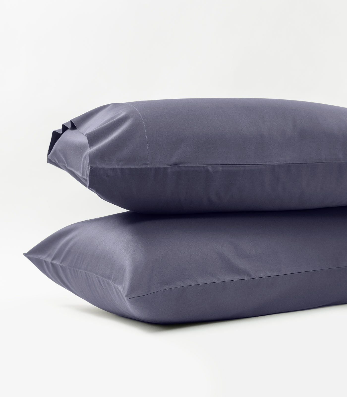 Bhumi Organic Cotton - Sateen Pillow Cases (Pair) - Metallic Blue