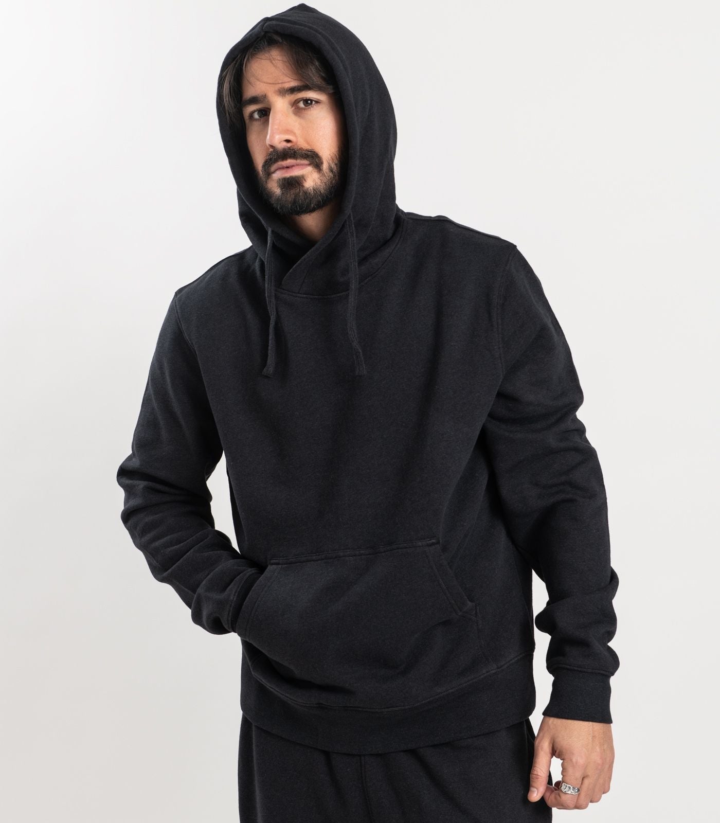 Bhumi Organic Cotton - Men's Hoodie - Charcoal Melange