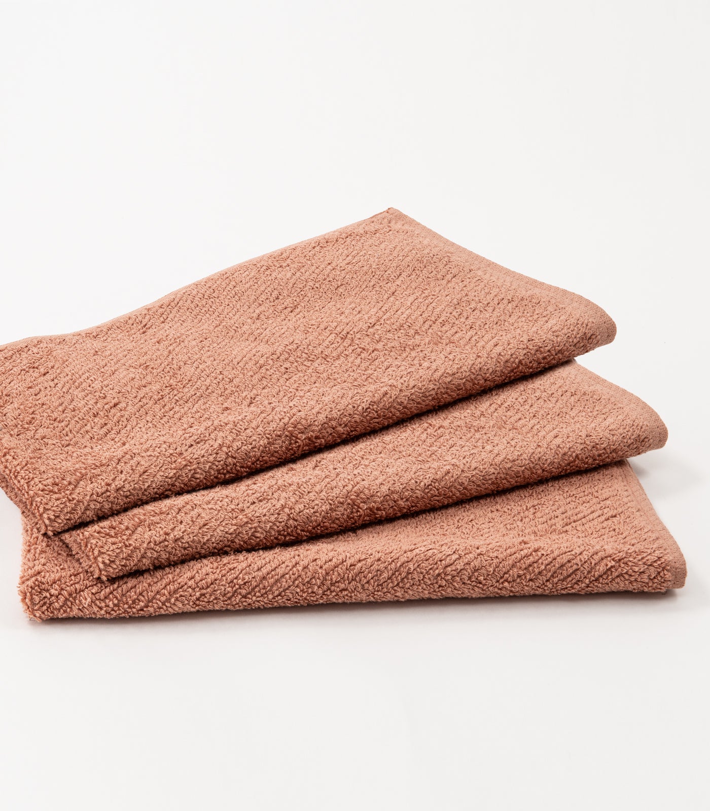 Bhumi Organic Cotton - Handy Twill Hand Towel (3 Pack) - Coral