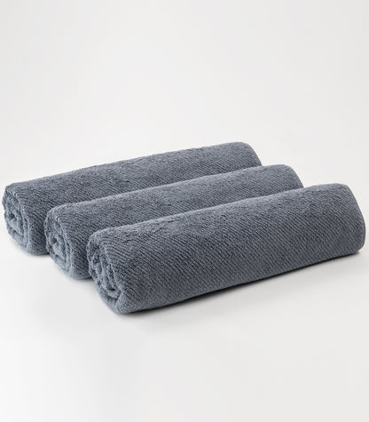 Divinely Plush Twill Bath Sheet (3 Pack) - Graphite Blue