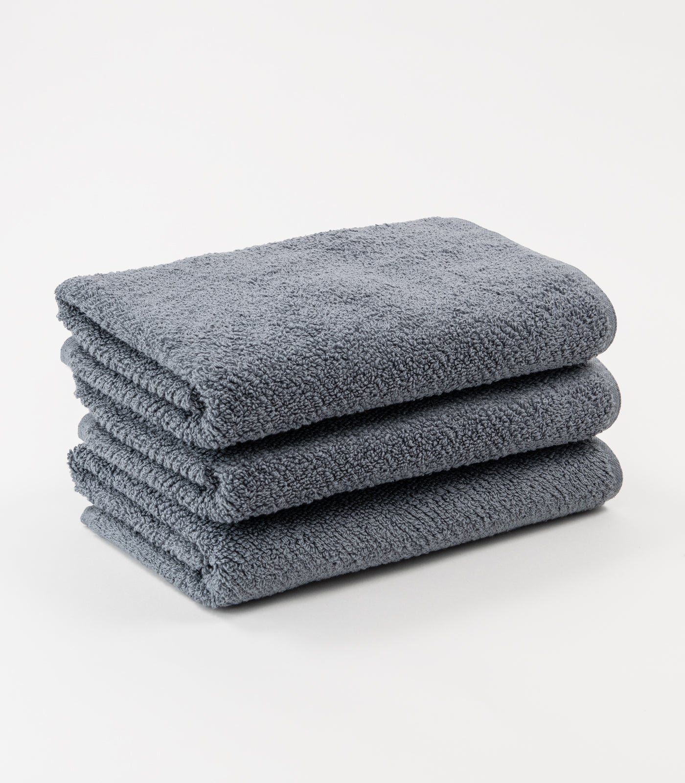 Twill Fitness Towel (3 Pack) - Granite Blue