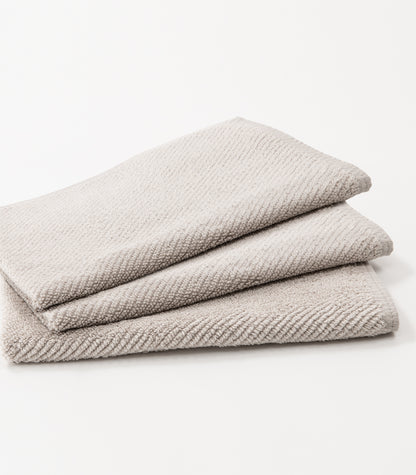 Bhumi Organic Cotton - Handy Twill Hand Towel (3 Pack) - Fog