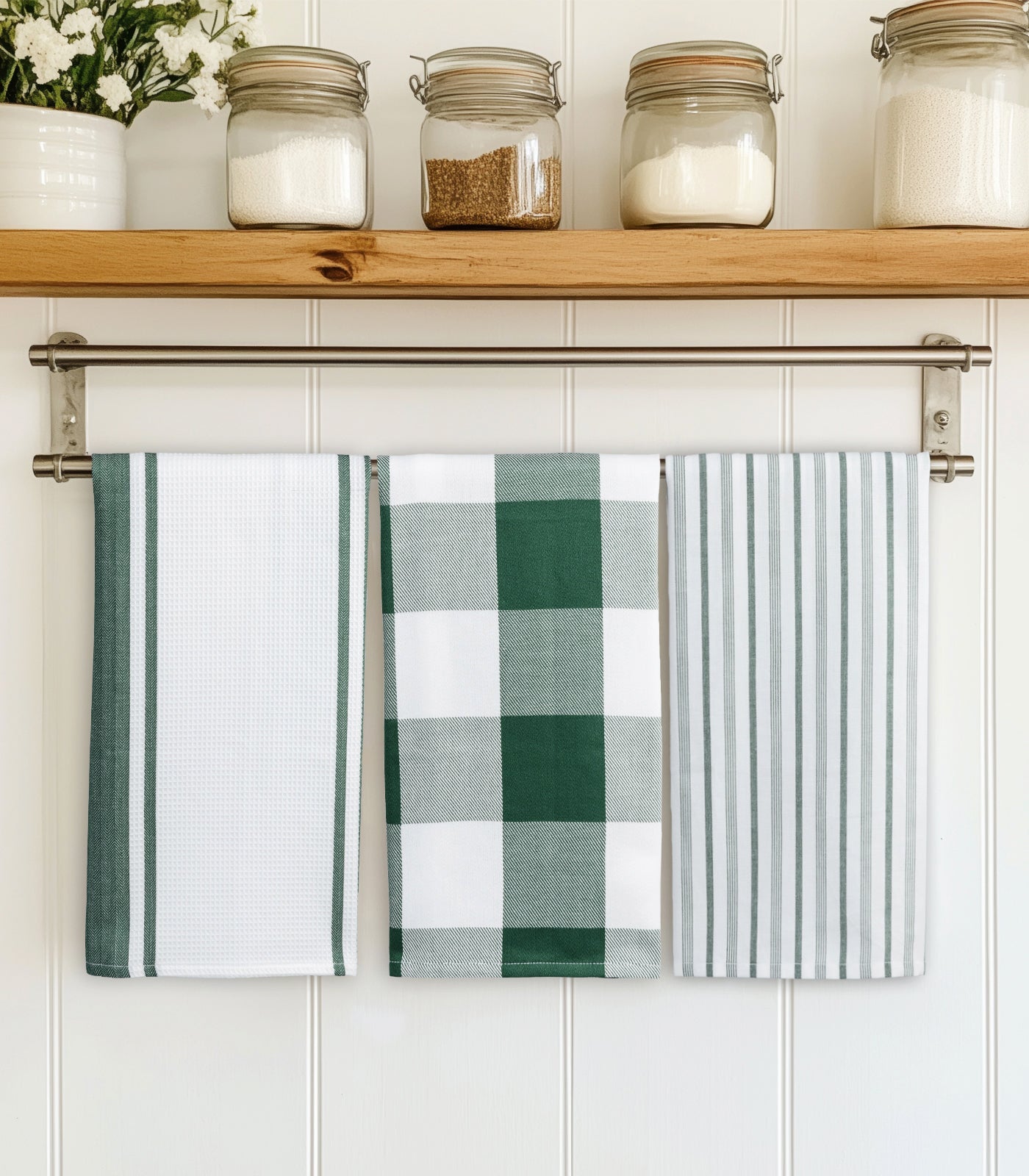 Tea Towels (3 Pack) - Green