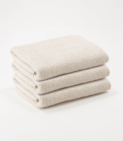 Twill Fitness Towel (3 Pack) - Natural