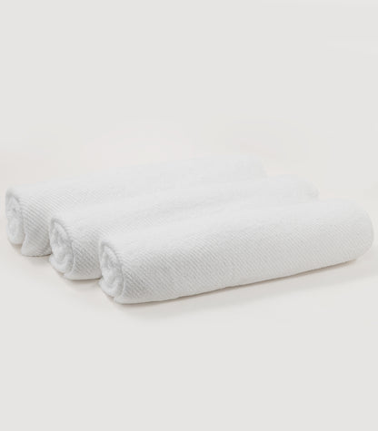Divinely Plush Twill Bath Sheet (3 Pack) - White