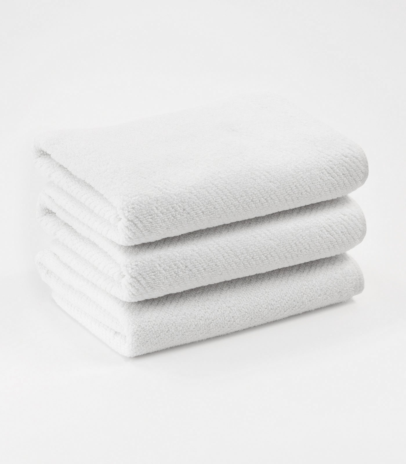 Twill Fitness Towel (3 Pack) - White