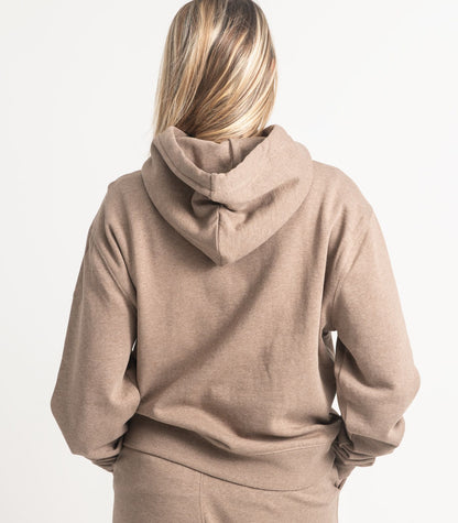 Bhumi Organic Cotton - Women's Hoodie - Taupe Melange