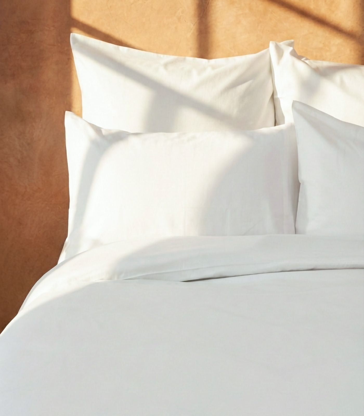 Percale Quilt Set - White