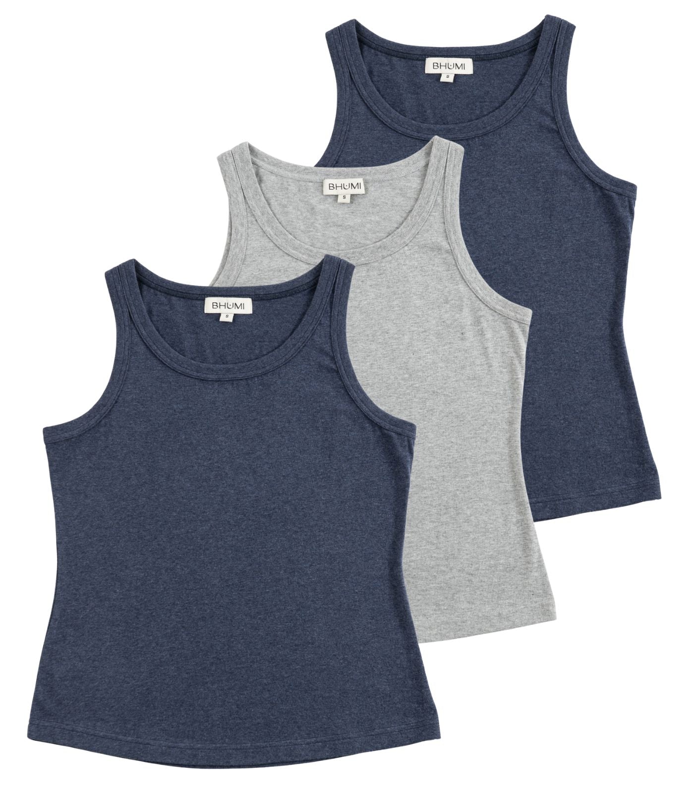 Bhumi Organic Cotton - Singlet Top (3 Pack)