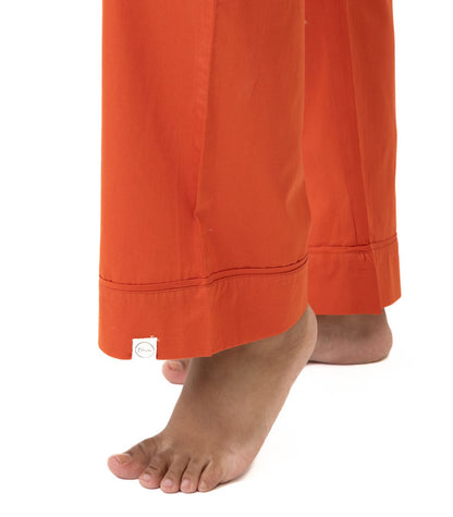 Bhumi Organic Cotton - Sateen Short Sleeve PJ Set - Saffron