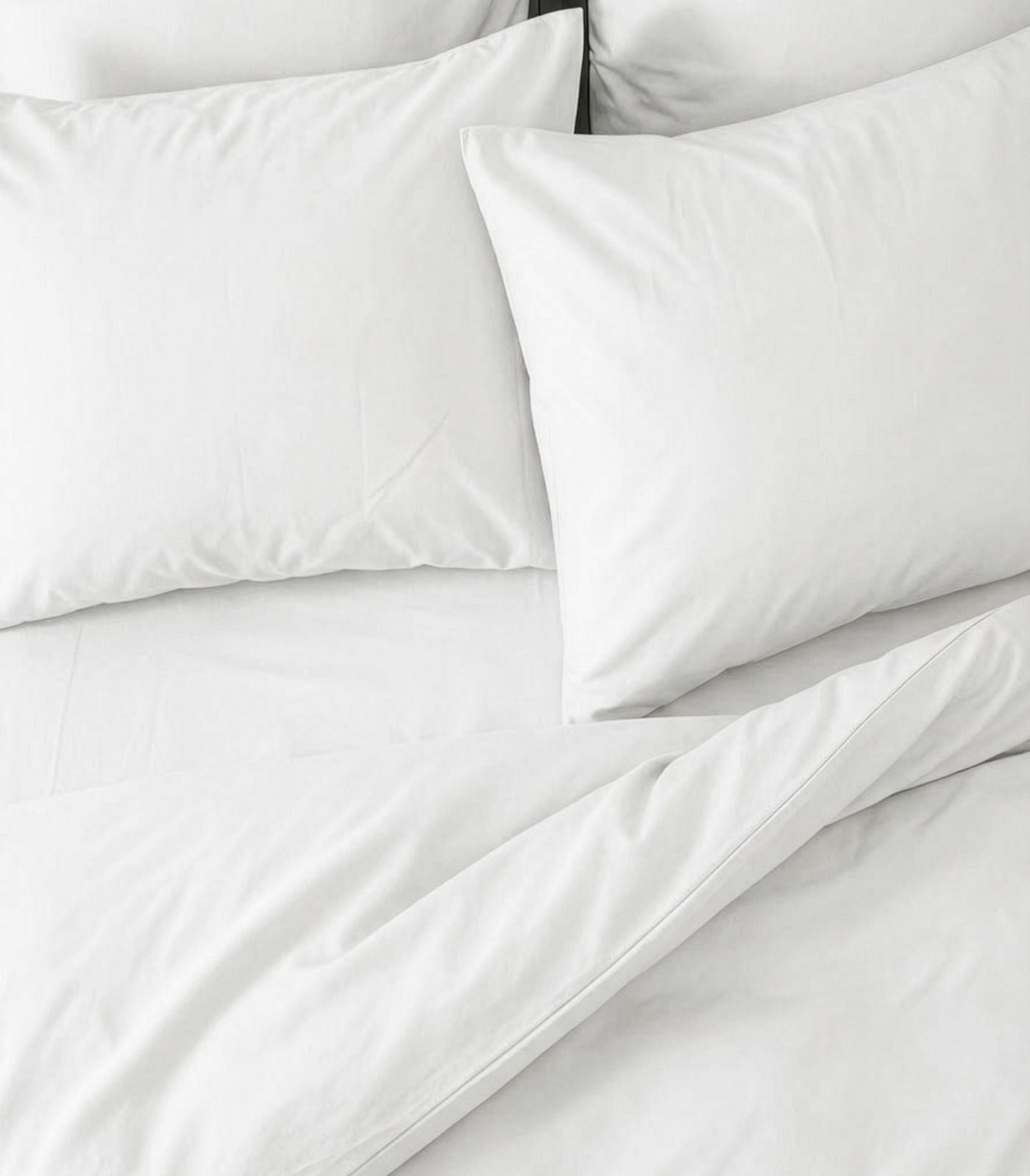 Percale Quilt Set - White