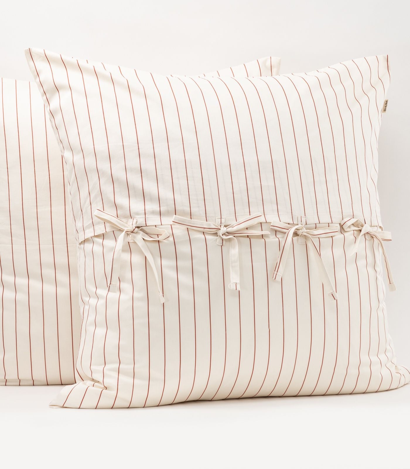 Bhumi Organic Cotton - European - Sateen Pillow Cases (pair) - Printed - Still Lines