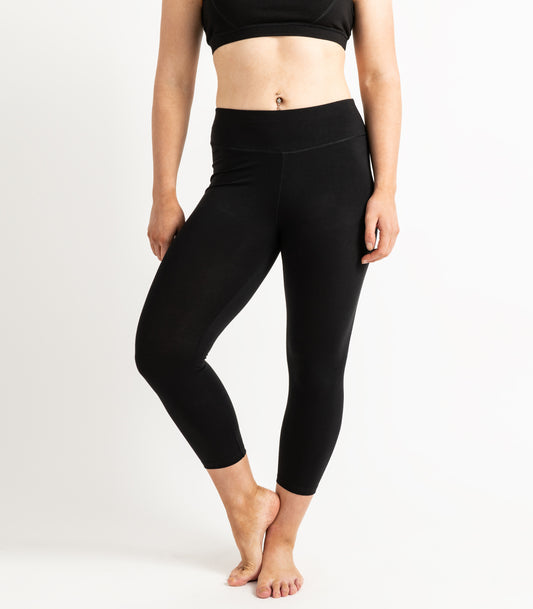 3/4 Leggings - Black