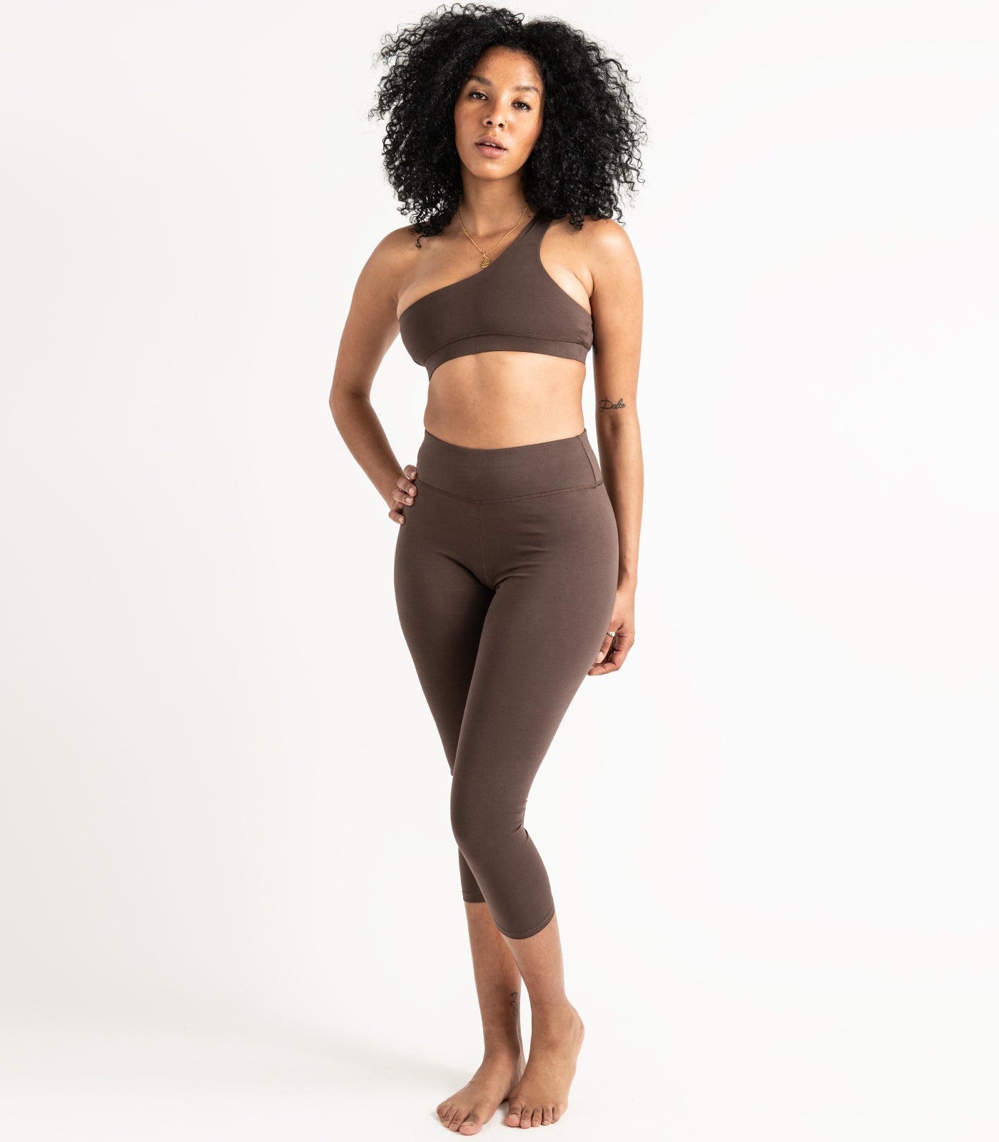 3/4 Leggings - Chocolate Martini