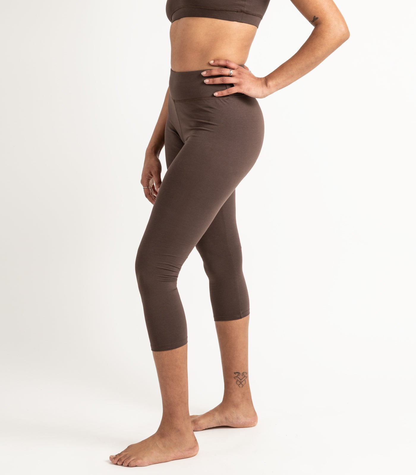 3/4 Leggings - Chocolate Martini