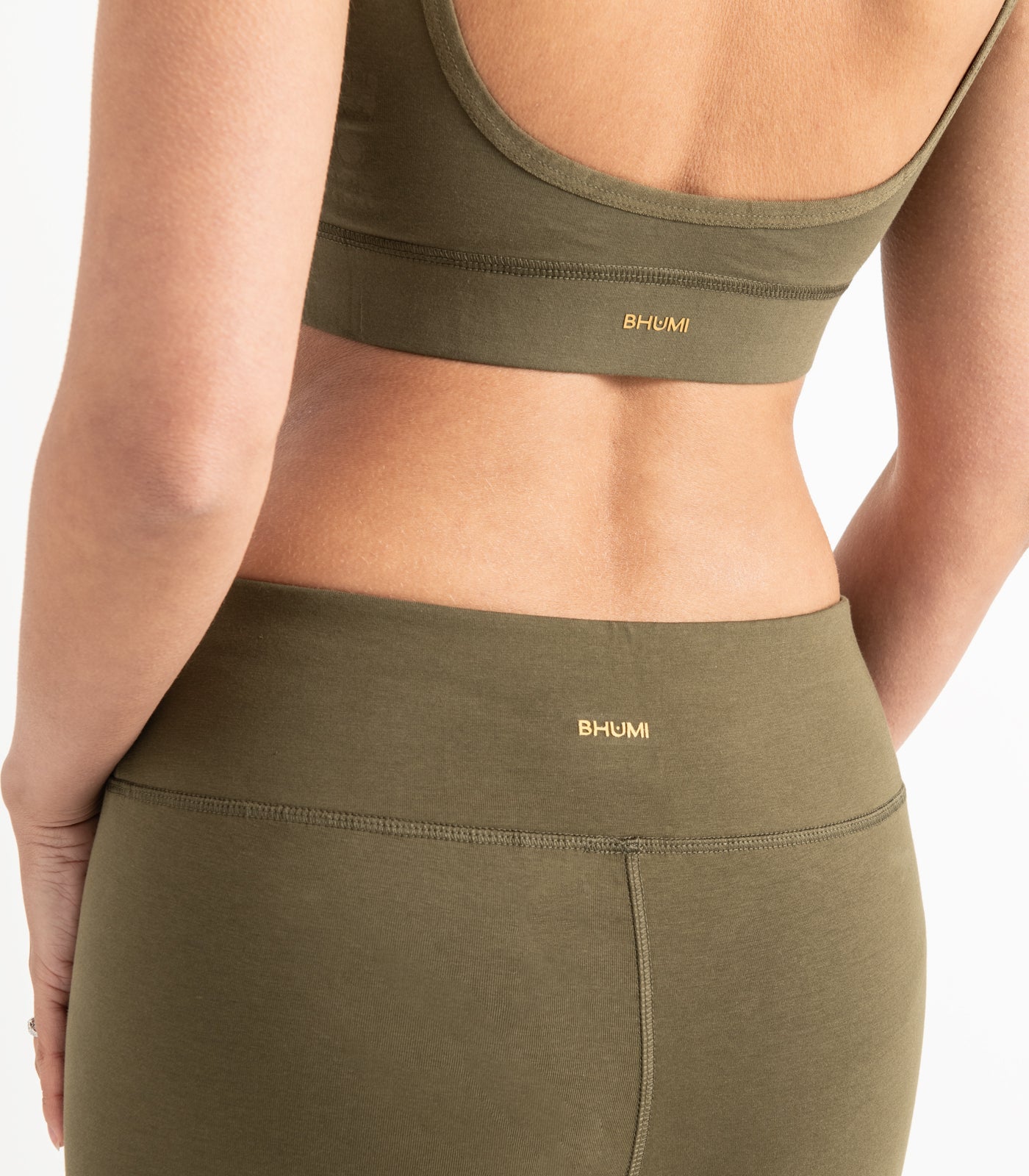 3/4 Leggings - Dark Olive