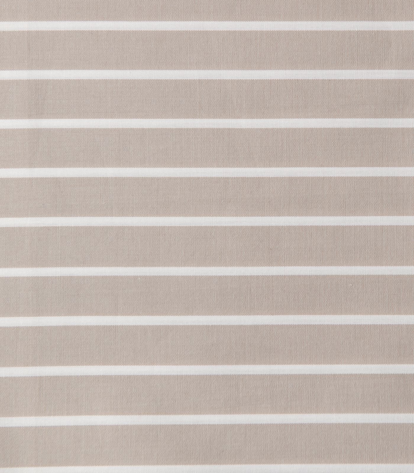 Bhumi Organic Cotton - Flat - Percale Sheet - Stripe - Golden Taupe