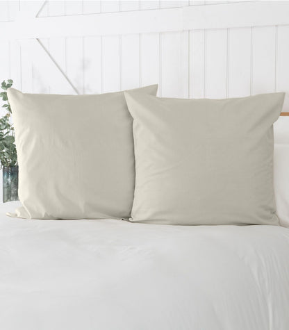 European - Sateen Pillow Cases (pair) - New Arrival