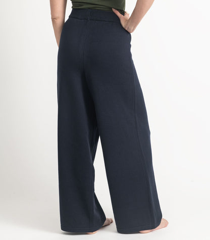 Bhumi Organic Cotton - Rib Knit Pant - Navy