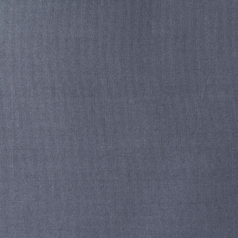 Bhumi Organic Cotton - Percale Plain Quilt Cover - Metallic Blue