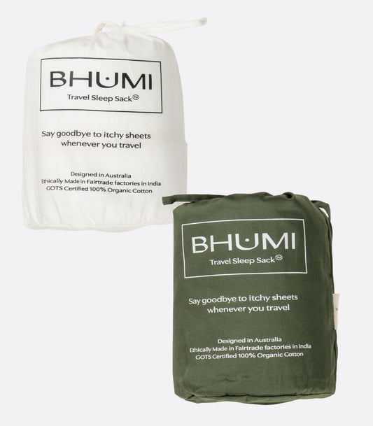 Bhumi Organic Cotton - Travel Sleep Sack (2 Pack)