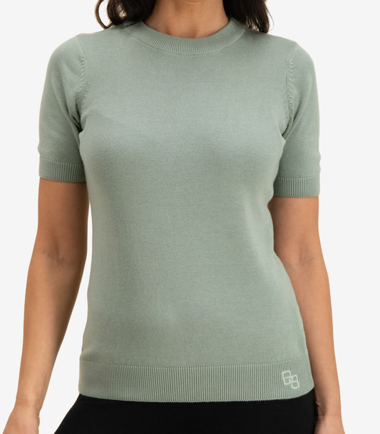 Bhumi Organic Cotton - Fine Knit T-Shirt - Mint