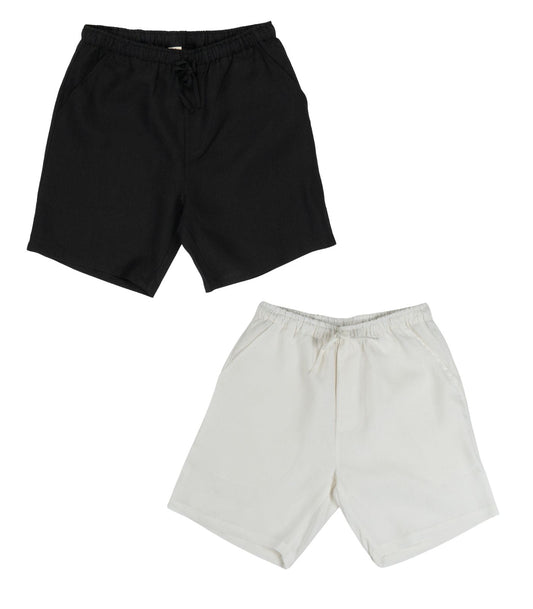 Men's Organic Linen Lounge Shorts (2 Pack)