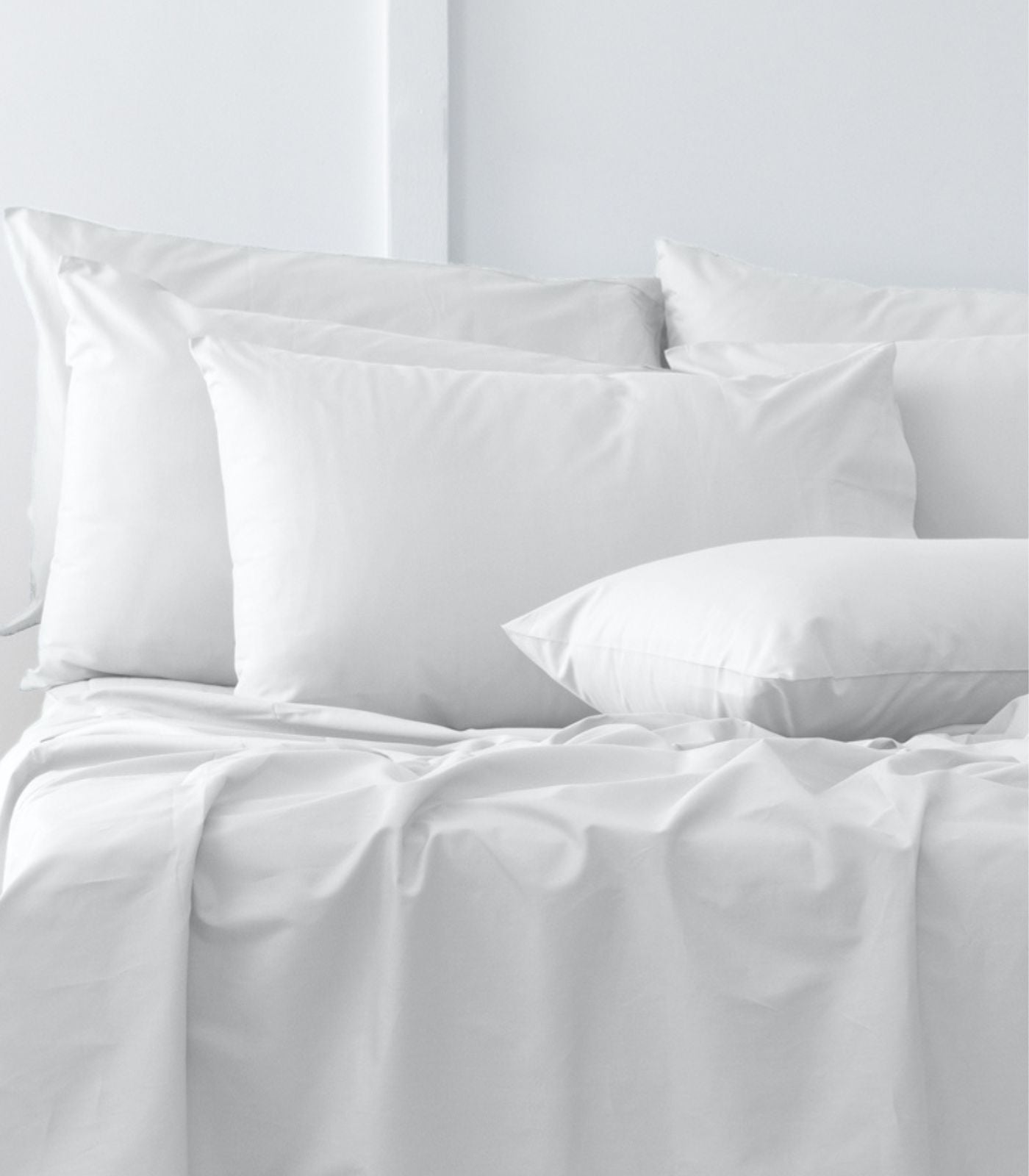 Bhumi Organic Cotton - Percale Pillow Cases (Pair) - Glacier