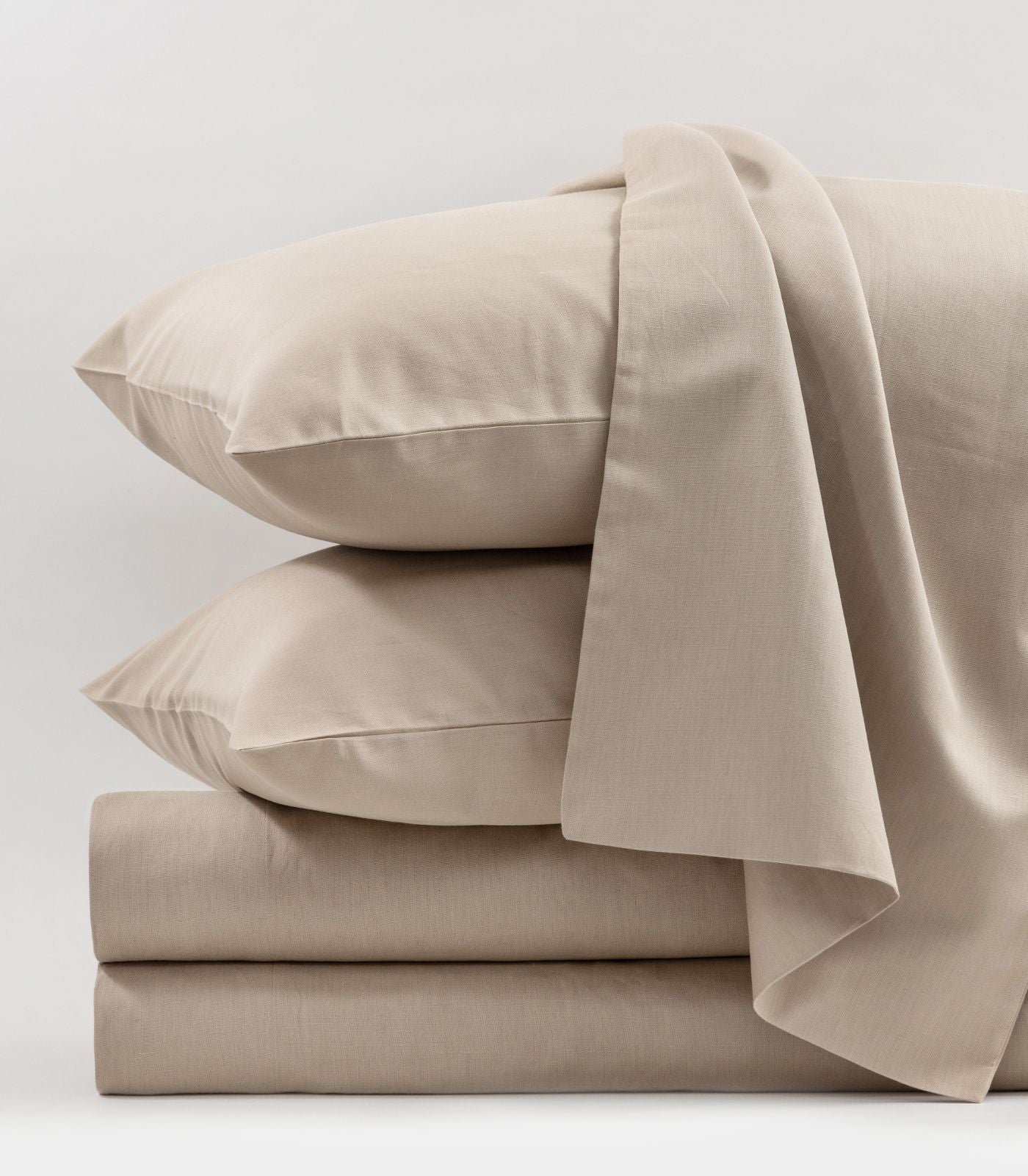 Bhumi Organic Cotton - Linen Sheet Set - Natural