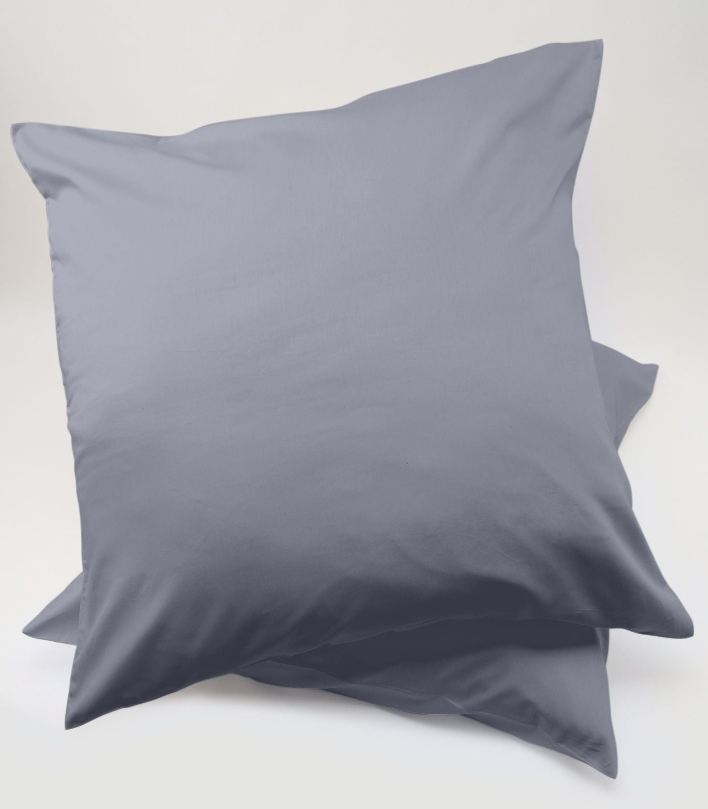 Bhumi Organic Cotton - Sateen Pillow Cases (pair) - European - Metallic Blue