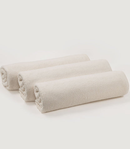 Bhumi Organic - Divinely Plush Twill Bath Sheet (3 Pack) 