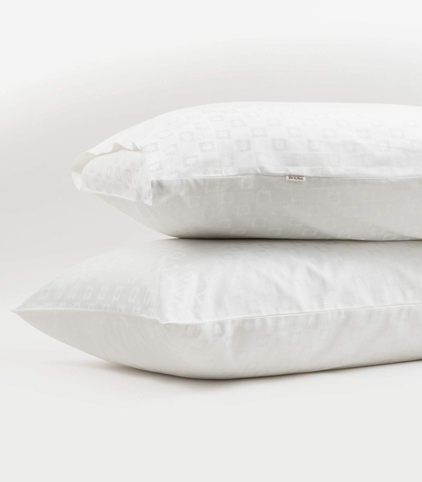 Bhumi Organic Cotton - Sateen Sheet Set - Jacquard - Square Jacquard