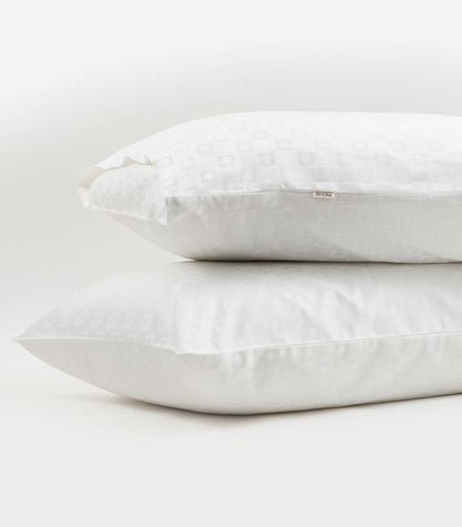Bhumi Organic Cotton - Sateen Sheet Set - Jacquard - Square Jacquard