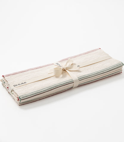 Stripe Ribbed Placemat & Napkin Set