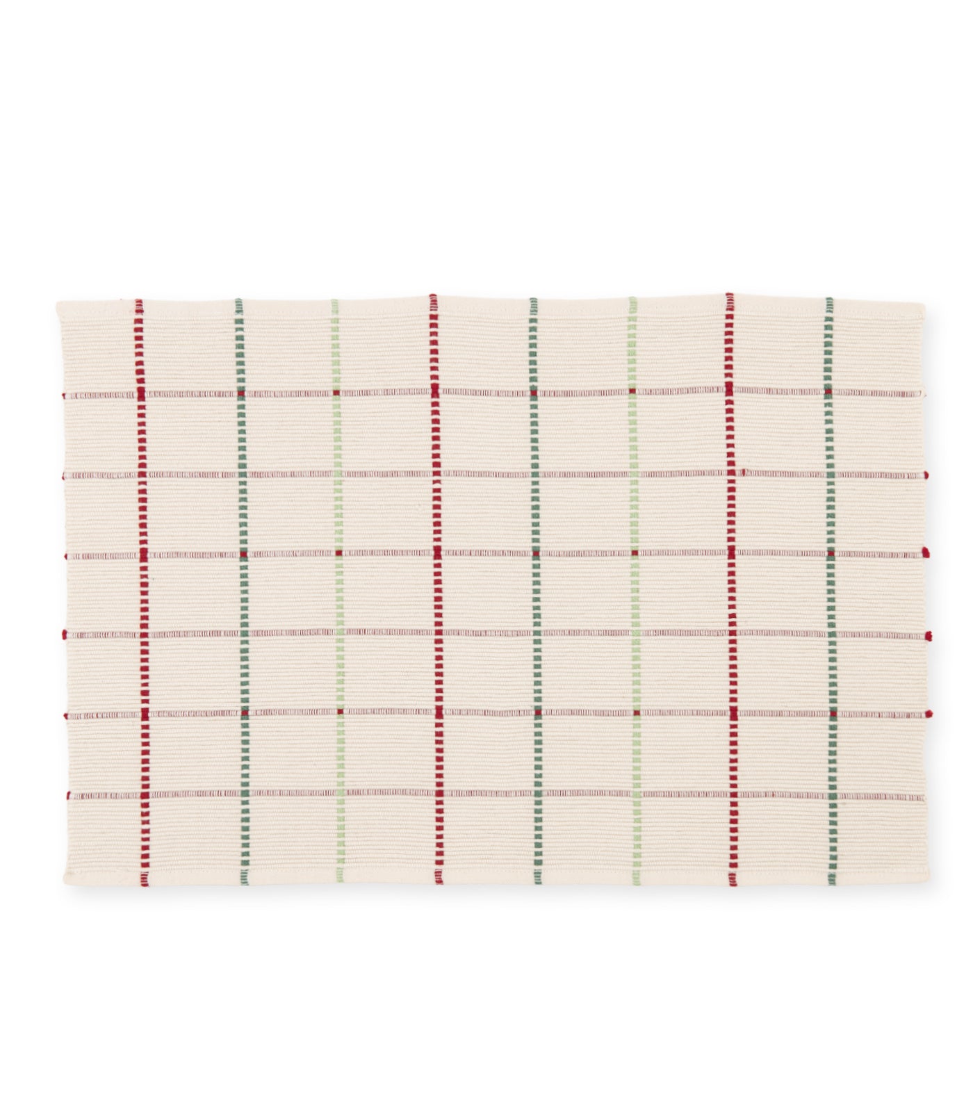 Square Pattern Ribbed Placemat & Napkin Set