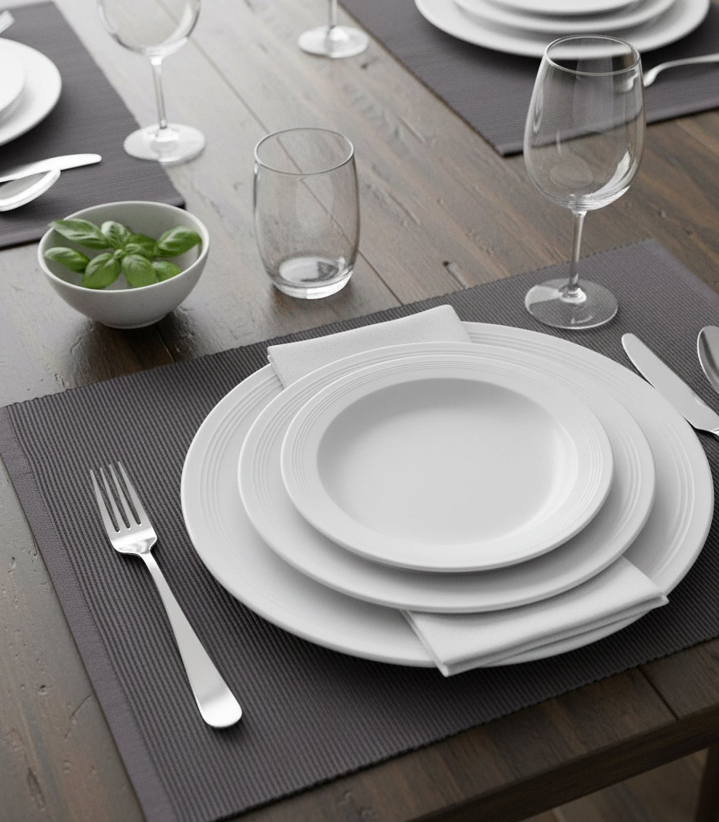 Placemats (4 Pack) - Grey