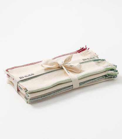 Stripe Ribbed Placemat & Napkin Set