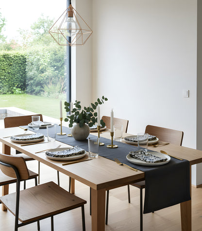 Napkins - Kalamkari Block Print (4 Pack) - Blue/Grey