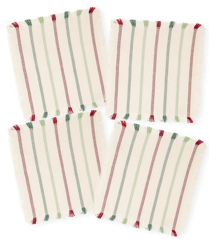 Stripe Ribbed Placemat & Napkin Set