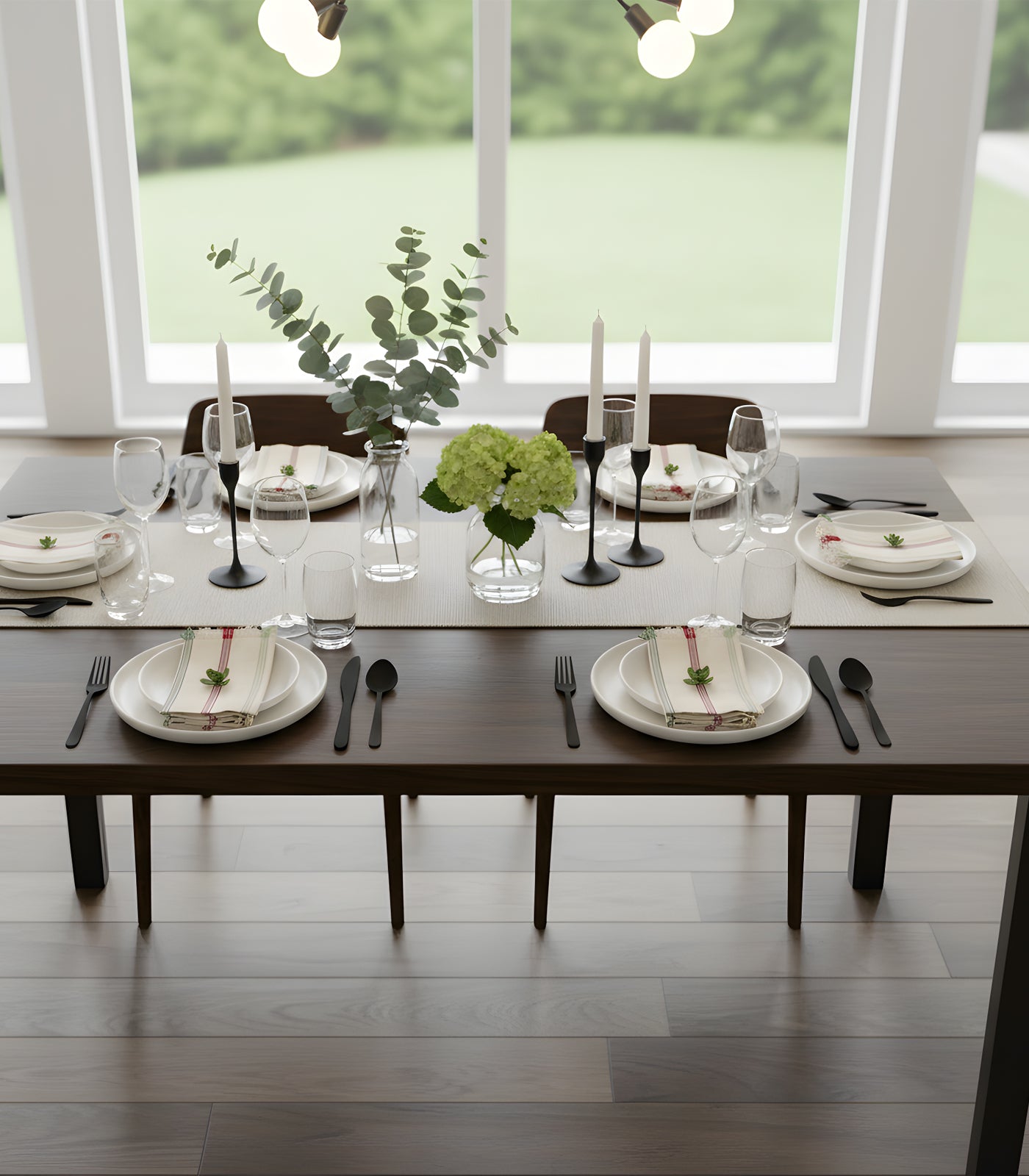 Stripe Ribbed Placemat & Napkin Set