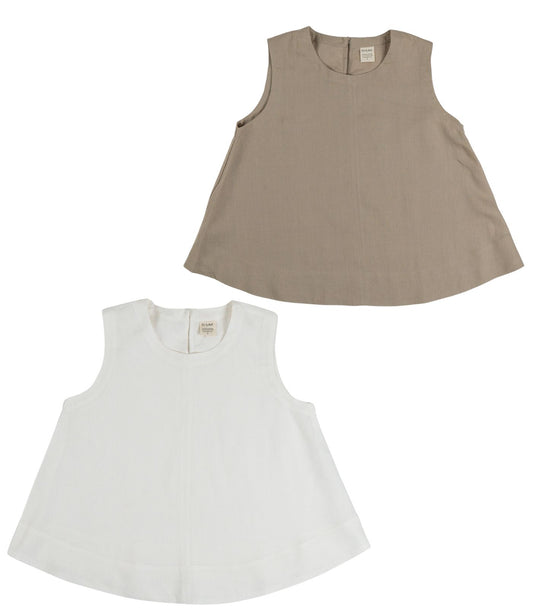 Linen Sleeveless Lounge Shirt (2 Pack)