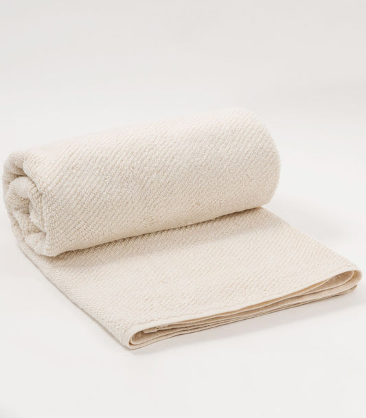 Bhumi Organic Cotton - Twill Bath Sheet - Natural